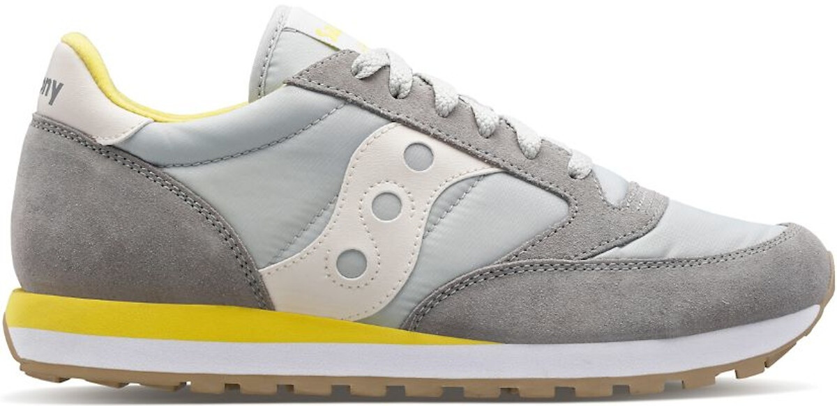 Saucony jazz deals grey yellow