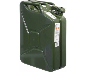 20 Liter Metall Kanister für Benzin & Diesel - grün