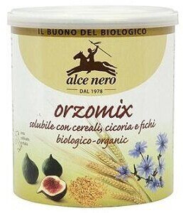 Alce nero Orzo mix solubile bio con cereali, cicoria e fichi (125