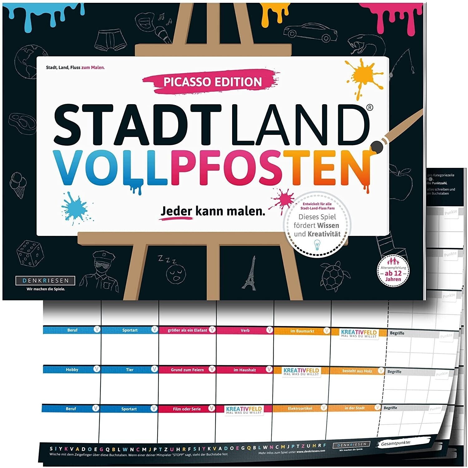 DENKRIESEN - Stadt Land VOLLPFOSTEN® – Grillparty Edition – Ora va