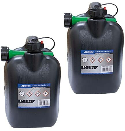Reserve-Kraftstoff-Kanister 10 Liter mit UN Zulassung Benzin Diesel, PETEX