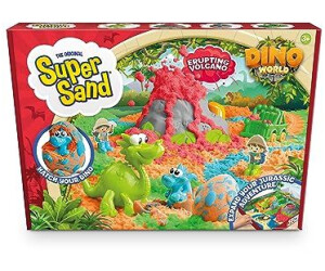 Super Sand Dinosaur Park - Jeu de sable à modeler - Multicolore - Vert -  Pour Enfant de 3 ans et plus vert - Goliath