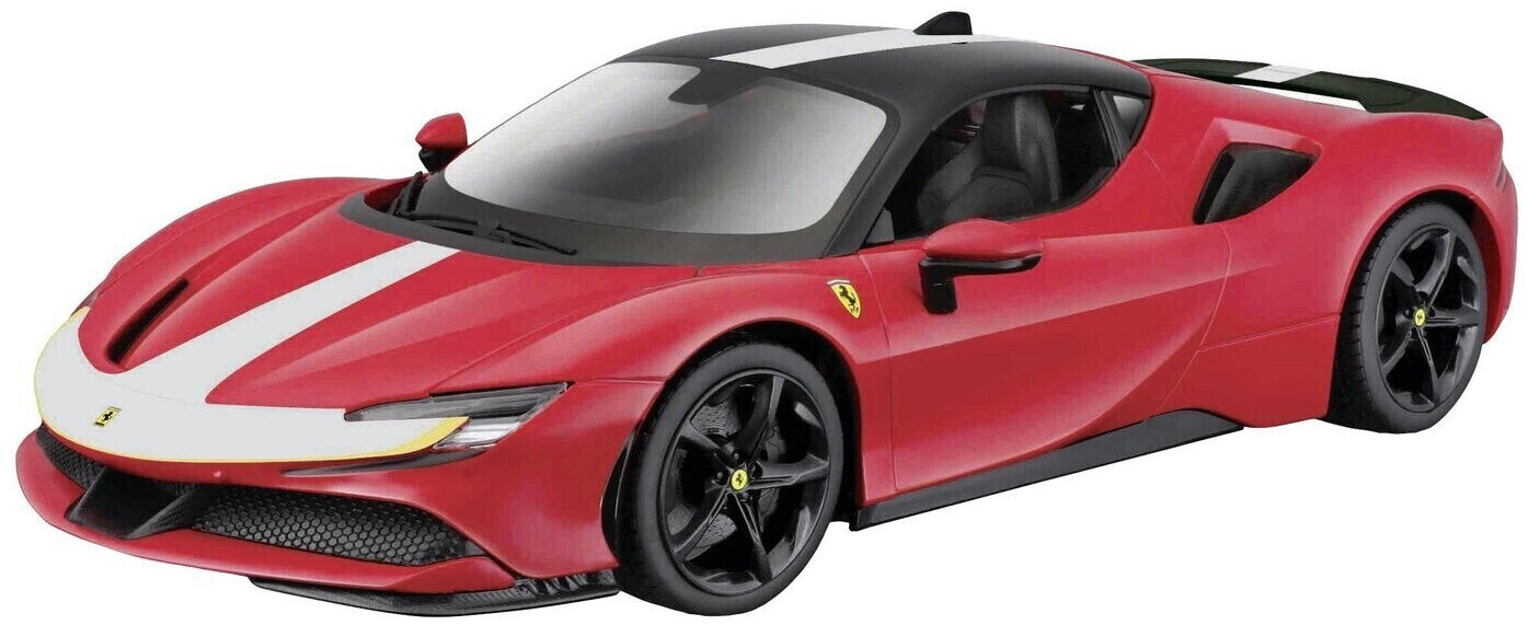 BURAGO 1/24 FERRARI SF90 STRADALE 2019 ROSSA MODELLINO