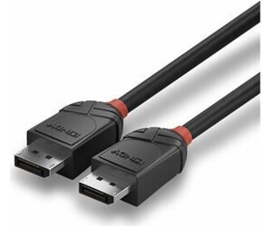 LINDY 2m DisplayPort 1.2 Kabel – Black Line Für Hochauflösende Verbindungen