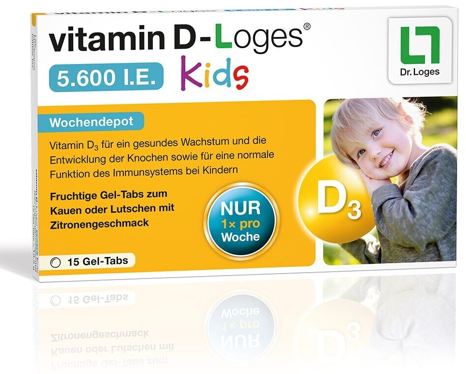 Dr. Loges Vitamin D-loges 5.600 I.E Kids Kautabletten (15 Stk.) ab 6,54 ...