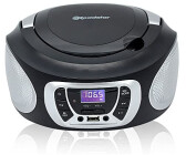 auna Art22 Reproductor de CD MP3 Boombox DAB+/FM Radio Reproductor