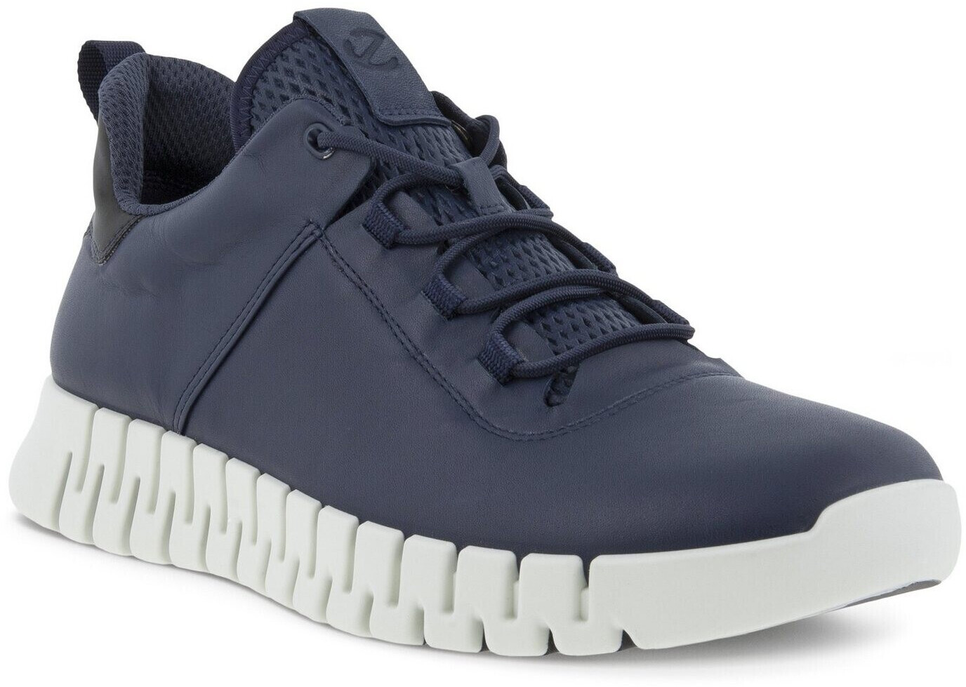 ecco navy blue shoes