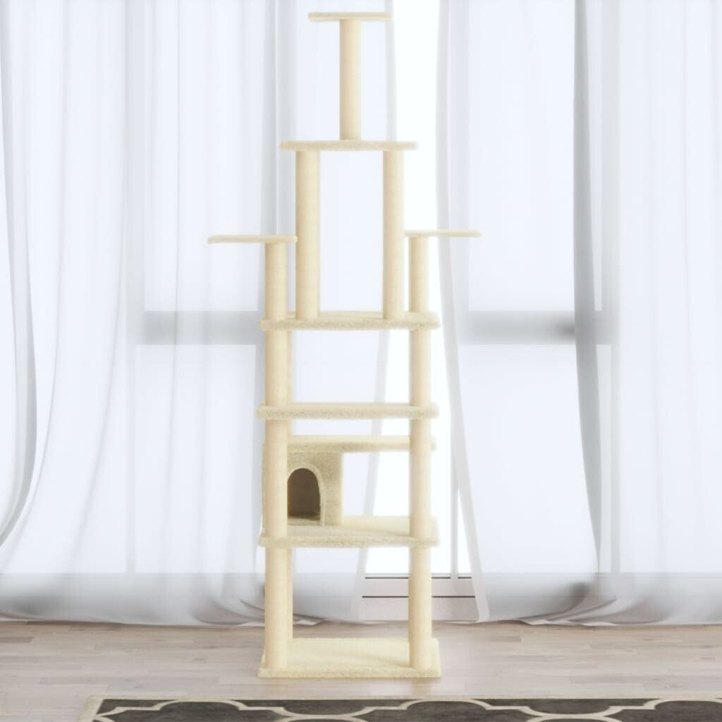 vidaXL Scratching post with sisal scratch posts 183cm