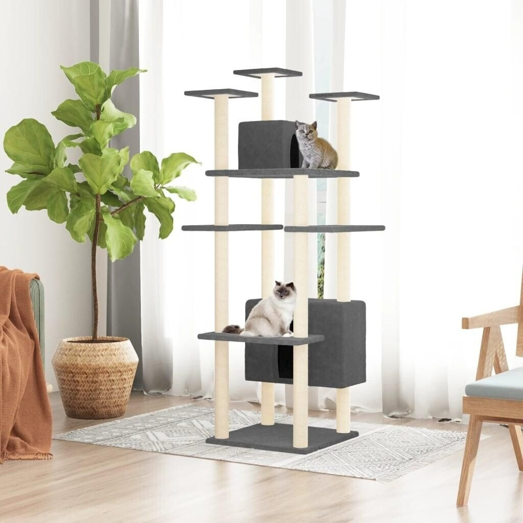 vidaXL Scratch tree with sisal scratch post 162cm