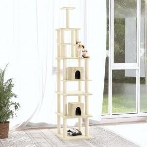 vidaXL Scratch tree with sisal scratch post 216cm
