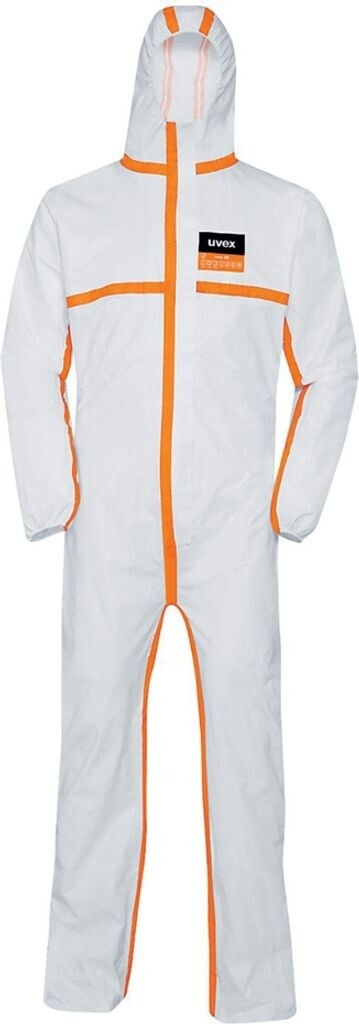 uvex Overall Disposable Coveralls Weiß/Orange (98375) ab 10,70