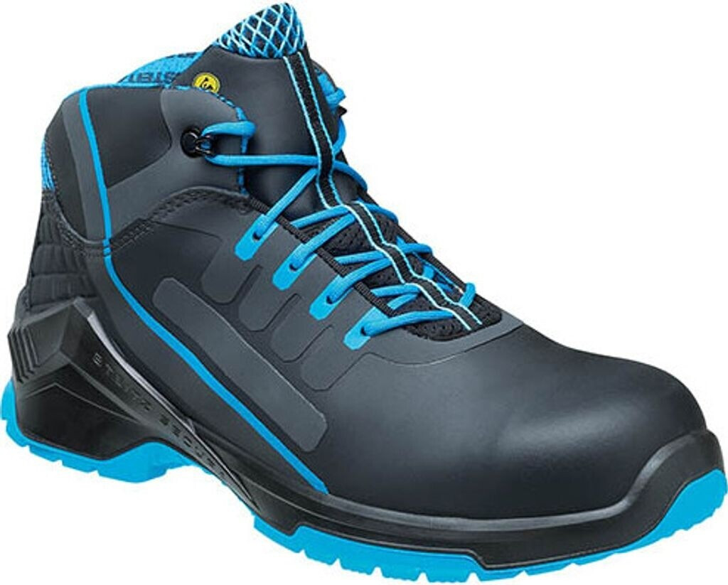 Scarpa bassa STEITZ Secura ESD VD PRO 1500 S2, nera/blu, NB Vastness, taglia 40