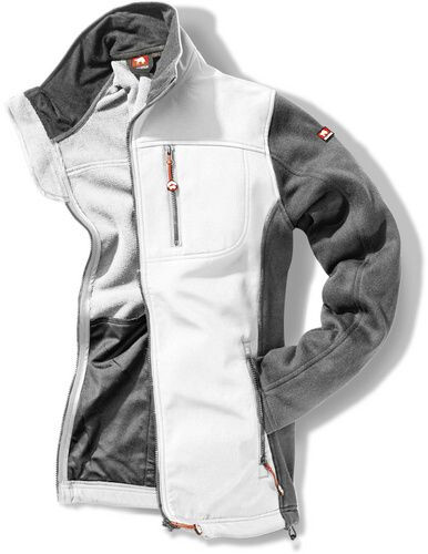 Bullstar Softshell-Strickjacke Worxtar weiß/grau Polyester | 53,49 € bei Preisvergleich ab