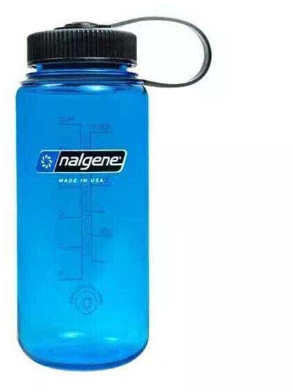  Nalgene Sustain Tritan Botella de agua sin BPA hecha con  material derivado, 32 onzas, boca ancha, amatista y botella de agua Tritan  Sustain sin BPA, 16 onzas, boca ancha : Deportes