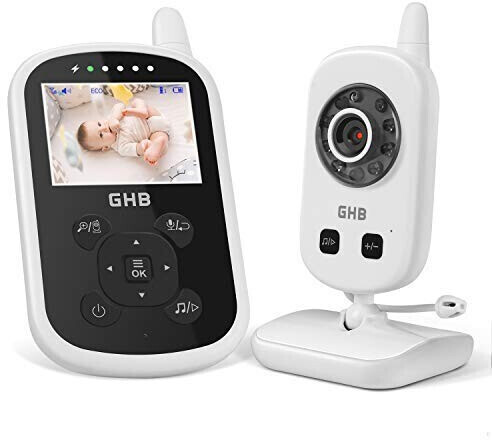 GHB Babyphone mit Kamera und Gegensprechfunktion 2,4 GHz (UU24) ab