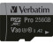 Verbatim Pro microSDHC U3 UHS-I V30 256GB