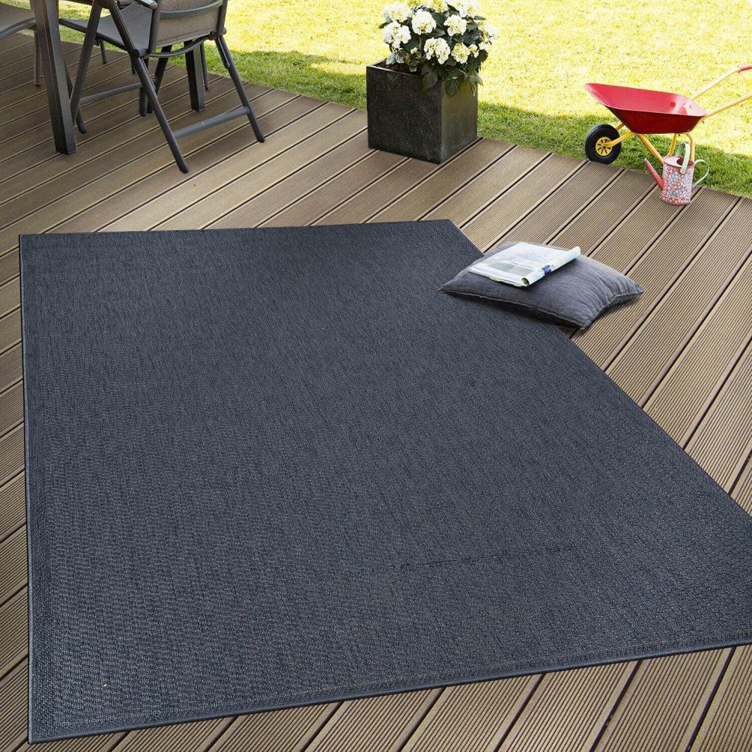Paco Home In- & Outdoor Teppich Natürlicher Look 300x400 cm navy blau ab  175,99 € | Preisvergleich bei