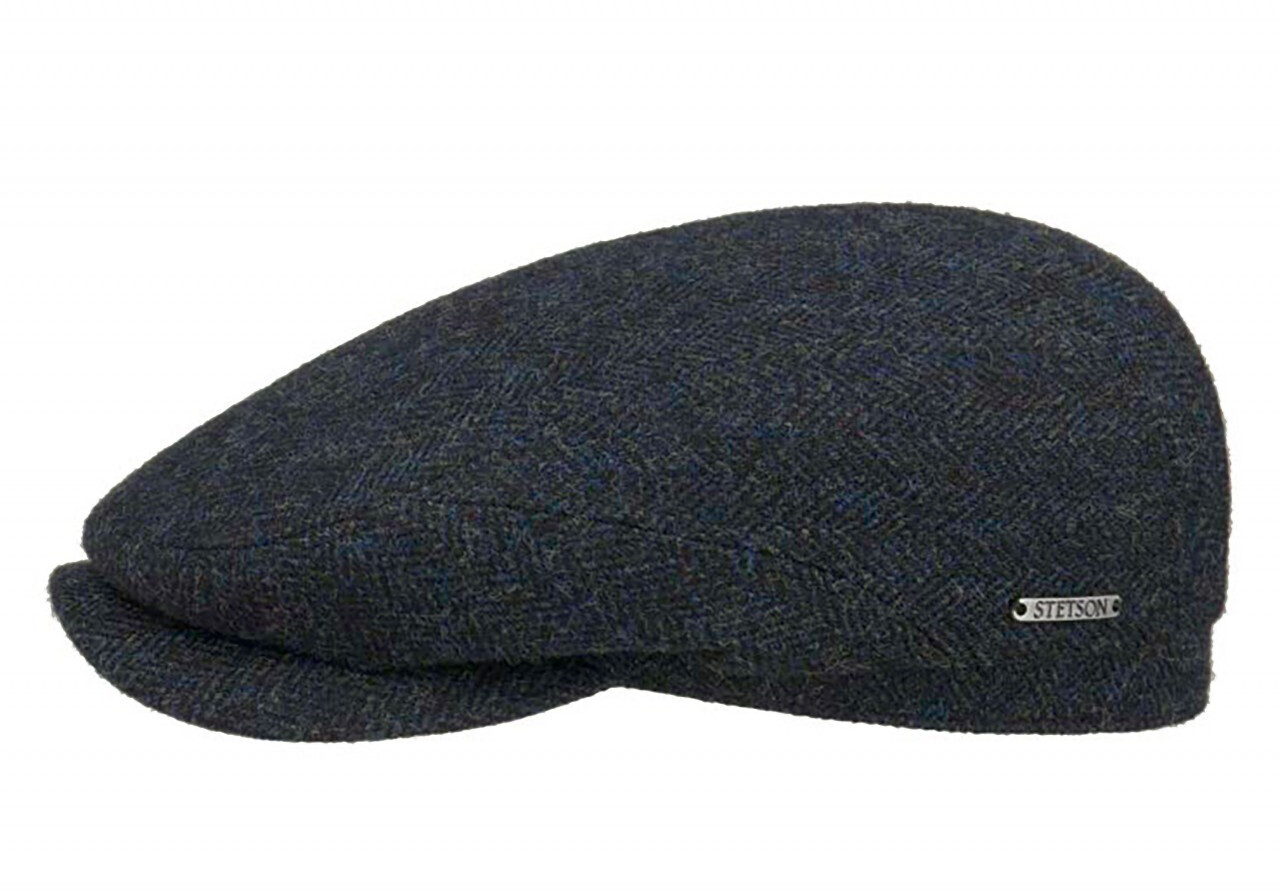 Stetson Driver Cap Wool Herringbone Flatcap (6380502)
