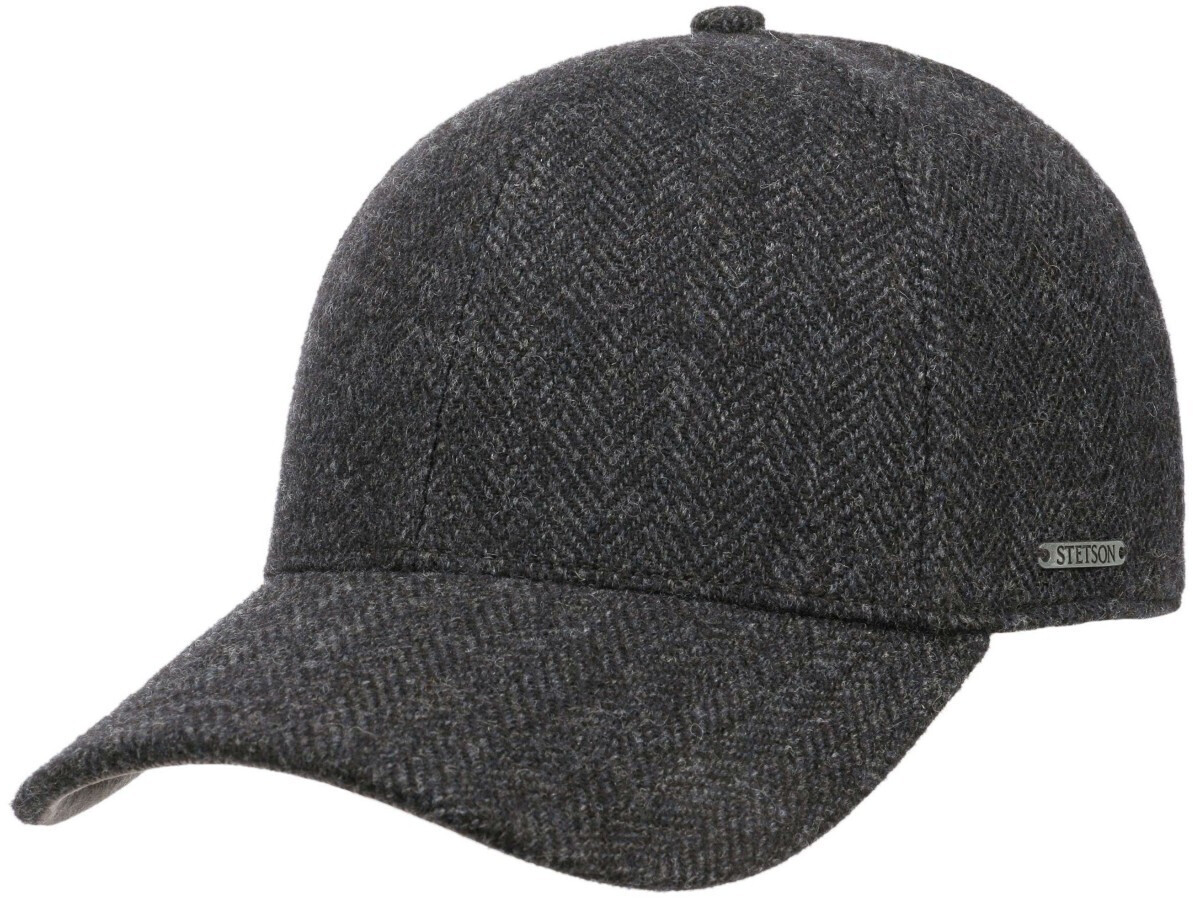 Stetson Baseball Cap Wool Herringbone (7720502)
