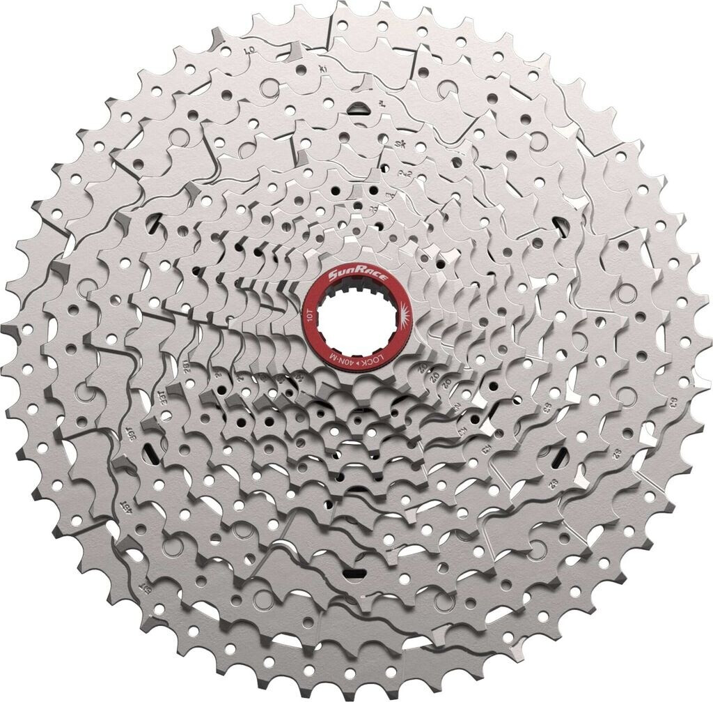 Cassette 10 vitesses VTT marque Sunrace csms3 couleur noir - 11-42