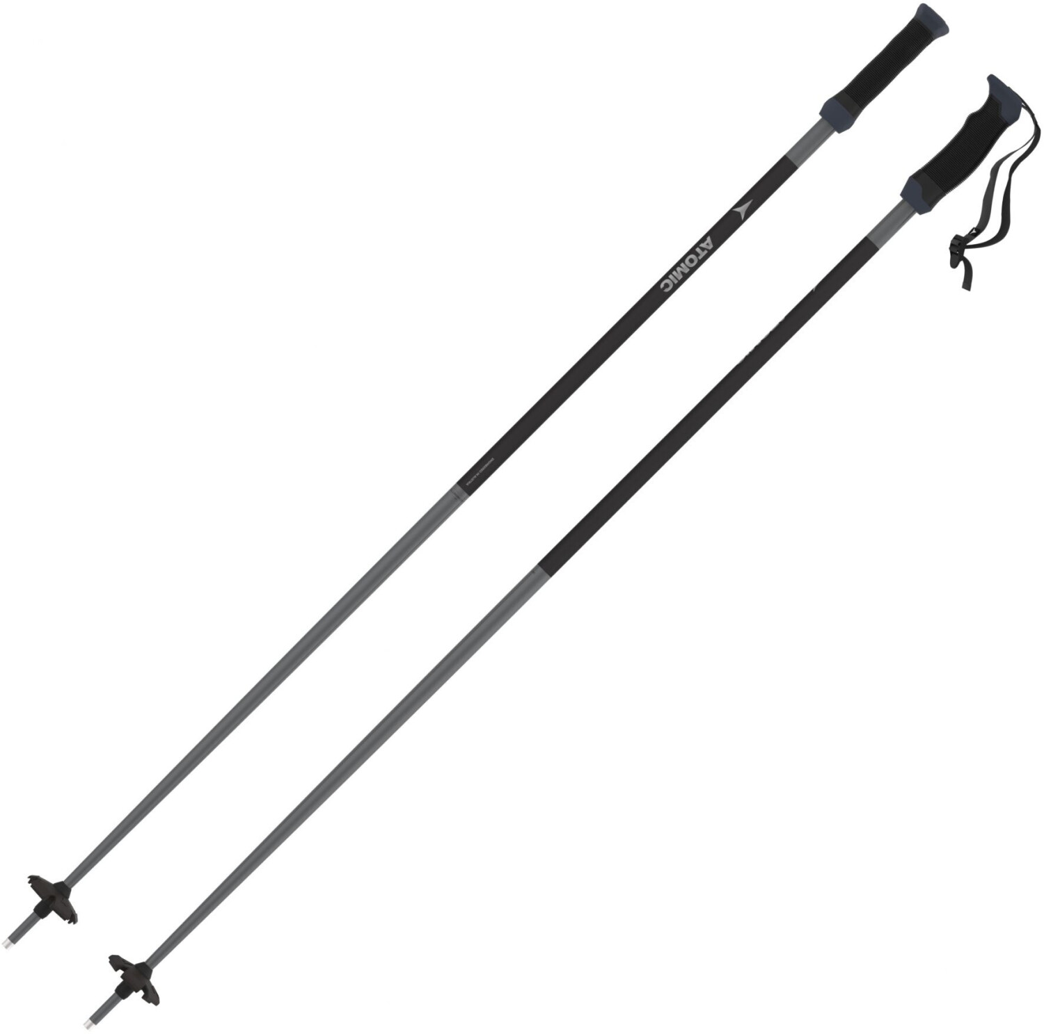 Salomon Atomic AMT SQS W Bâtons De Ski Violet Foncé De 125 Cm De Long, Bâtons Fiables En Aluminium 4*, Poignée Ergonomique, Système Safety Quick Release, Bâtons Avec Rondelle De 60 Mm