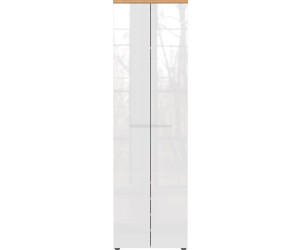 Germania Garderobenschrank ALEDO in Navarra Eiche Nb. / Weiß Hochschrank  60x200x41 cm (2227-242) ab 321,99 € | Preisvergleich bei