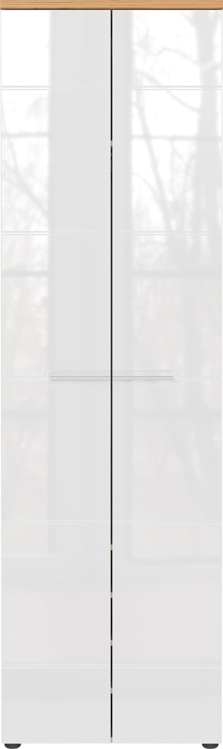 ab / Garderobenschrank 60x200x41 Navarra Weiß in | 321,99 cm € ALEDO (2227-242) Preisvergleich Germania bei Hochschrank Eiche Nb.