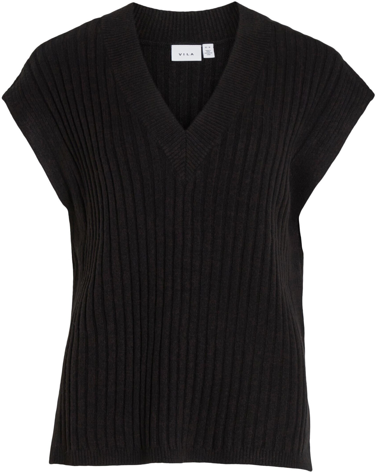 Vila VIMALJE V-NECK S/L OVERSIZE KNIT VEST (14091301)