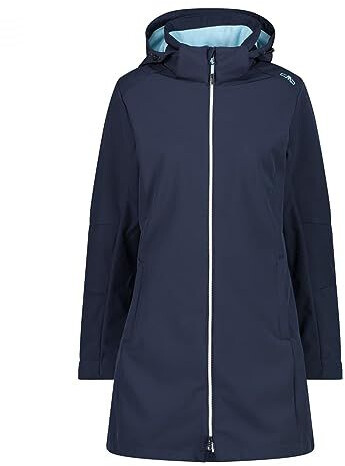 Buy CMP Women\'s Longline Softshell Jacket (3A08326) b.blue/anice from  £65.99 (Today) – Best Deals on