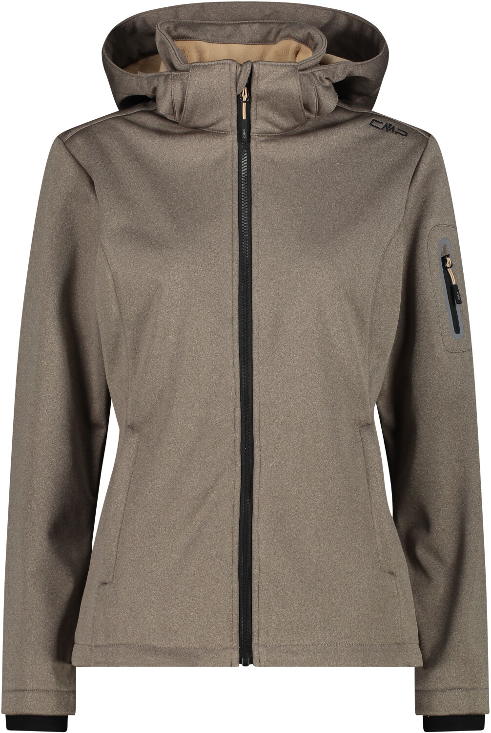 CMP Women\'s Mélange Softshell Jacket (39A5006M) sesamo mel./nero ab € 53,91  | Preisvergleich bei