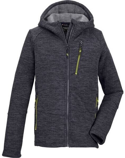 Killtec Jungen Fleecejacke Mit Kapuze - Gestreifte Übergangsjacke Für Kinder