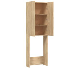 Mobile Porta Lavatrice 70x60xH85 cm Top Cristallo Arredo Moderno con Ante  Klara