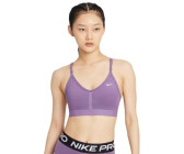 NWT Women's MEDIUM Nike Dri-Fit Indy V-Neck Sports Bra Gray Light Support