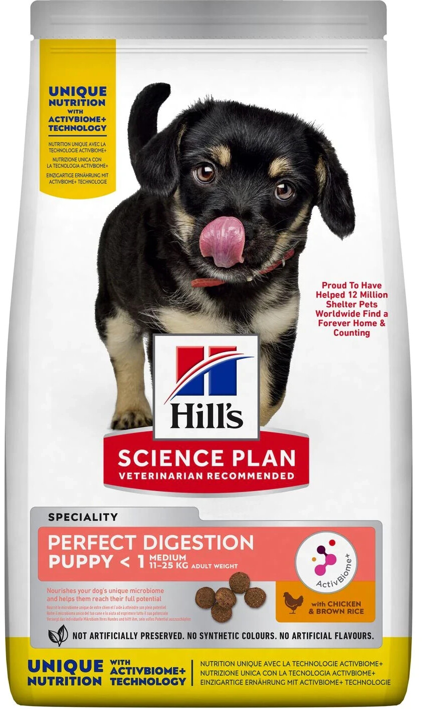 Hill's Science Plan Medium Puppy Perfect Digestion Dry