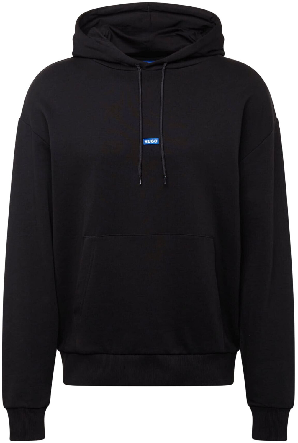 Hugo Boss Cotton terry hoodie with blue logo label (50522374)