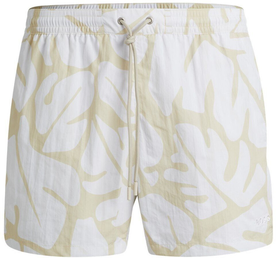 Hugo Boss Quick-drying swim shorts with seasonal pattern (50515729)