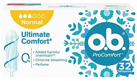 O.b. Pro Comfort Normal Tampon (32 Stk.) Ab 5,71 € | Preisvergleich Bei ...