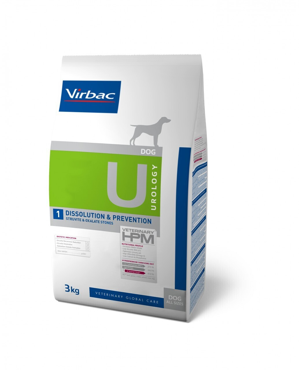Virbac Veterinary HPM Urology 1 Dissolution & Prevention croquettes pour chien