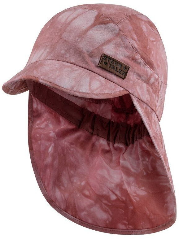 Sterntaler Mädchen Schirmmütze Mit Nackenschutz – Floral Bedruckt, Aus Bio-Musselin, Für Sonnenschutz Im Sommer
