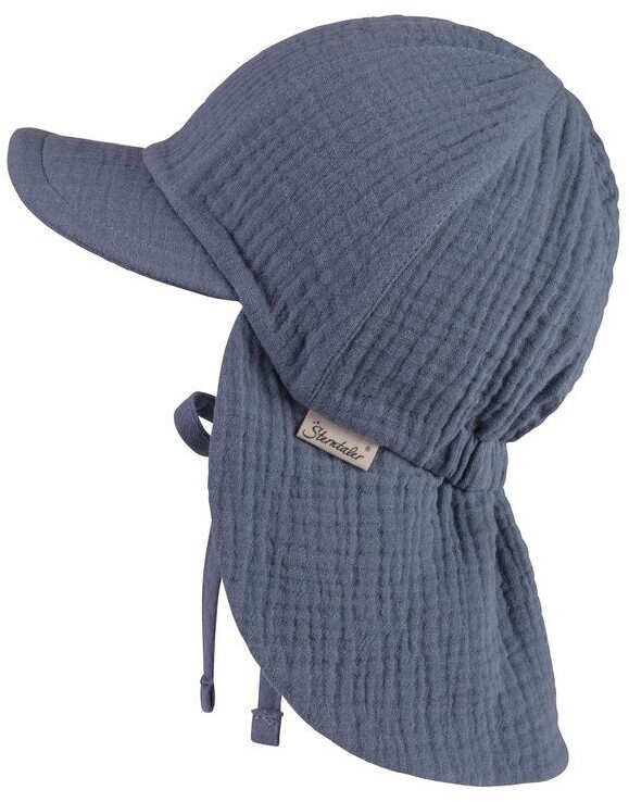 Casquette Avec Protection Nuque Sterntaler Bébé - Taille 51 (18-24 Mois), Bleu Polaire, Protection UV 15+