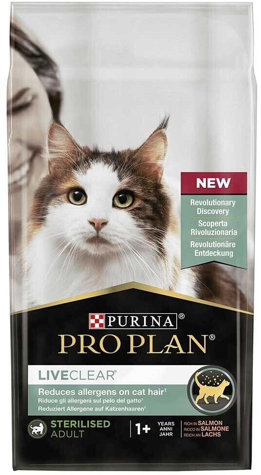 Purina Cat Pro Plan Liveclear Sterilised Adult Salmon Dry Food