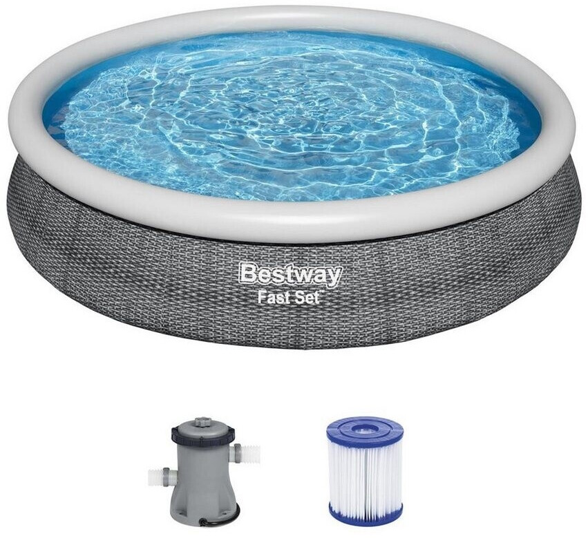 Bestway Fast Set Ø 457 x 84 cm grey