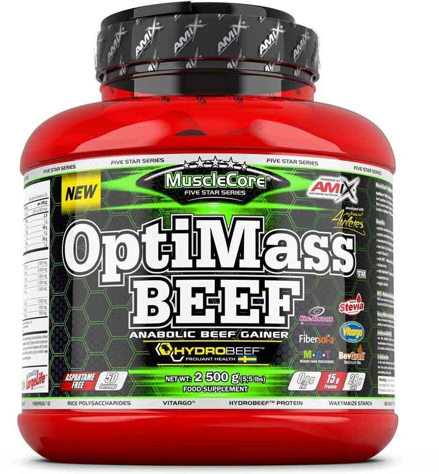 Amix MuscleCore OptiMass 2.5kg Beef with Hydrobeef