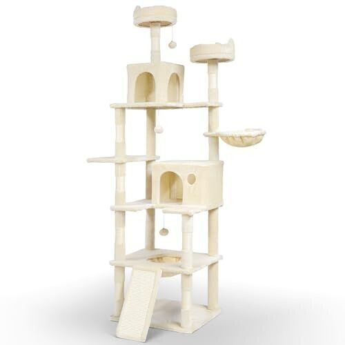 Vounot Arbre à chat géant 6 niveaux 215 cm