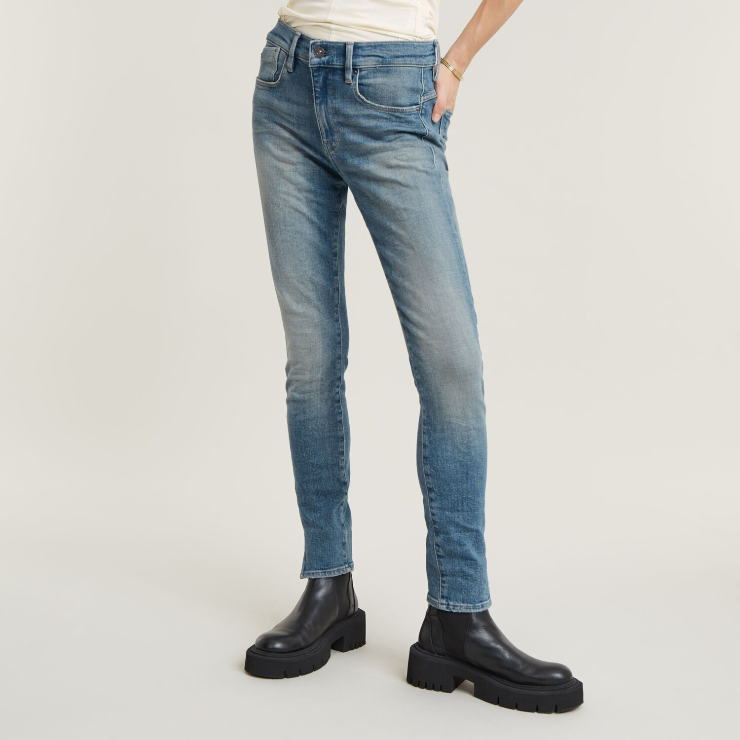 G-Star Lhana Skinny Split Jeans (D24356)