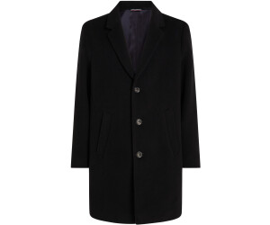 Tommy Hilfiger Smart Casual Wool Rich Coat (MW0MW36611) black ab 