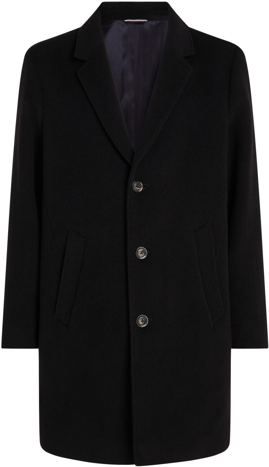 Tommy Hilfiger Smart Casual Wool Rich Coat (MW0MW36611) black ab 