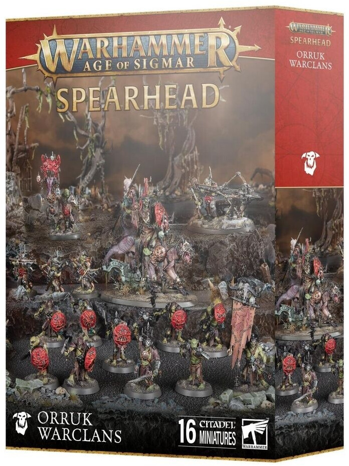 Age Of Sigmar Warhammer AoS Orruk Warclans Spearhead Set - Plastic