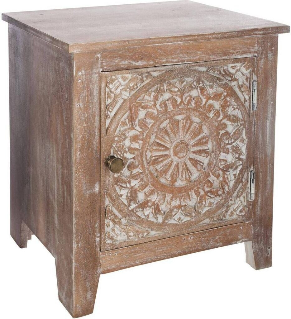 Atmosphera - Commode 12 tiroirs Ajay - manguier sculpté