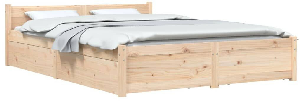 vidaXL Bed with drawers 160x200cm (31035)